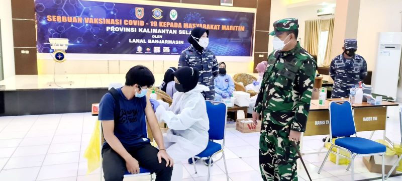 TNI AL Lanal Banjarmasin Kembali Gelar Sevak Covid 19