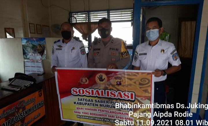 Aipda Rodie Sambang Warga untuk Ingatkan Prokes