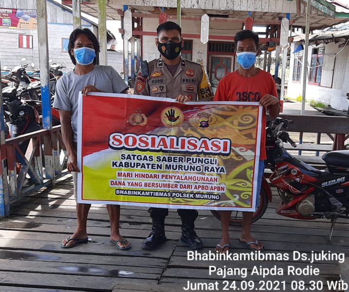 Bripka Grenville Stanley Sosialisasikan Prokes Covid-19