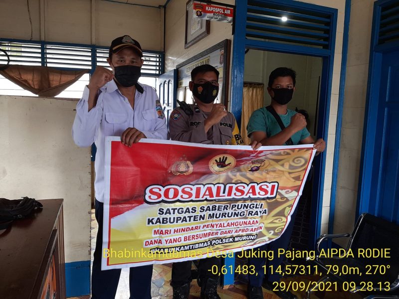 Bripka Akhmad Kholil Sosialisasikan Perpres Tentang Satgas Pungli