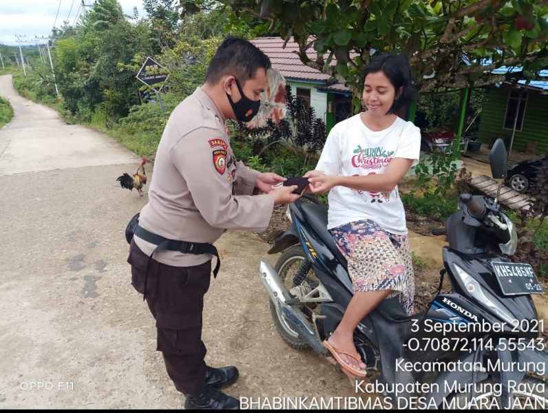 Briptu A H Tampubolon Sampaikan Larangan Membakar Hutan dan Lahan