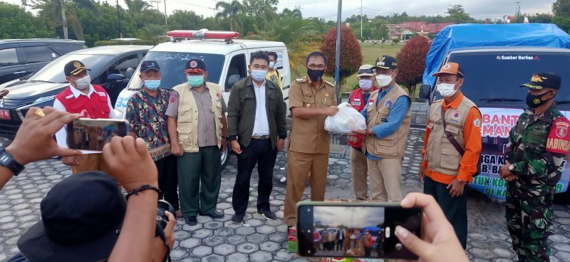 Bantu Korban Banjir, Wakil Bupati Batola Datang Langsung ke Katingan