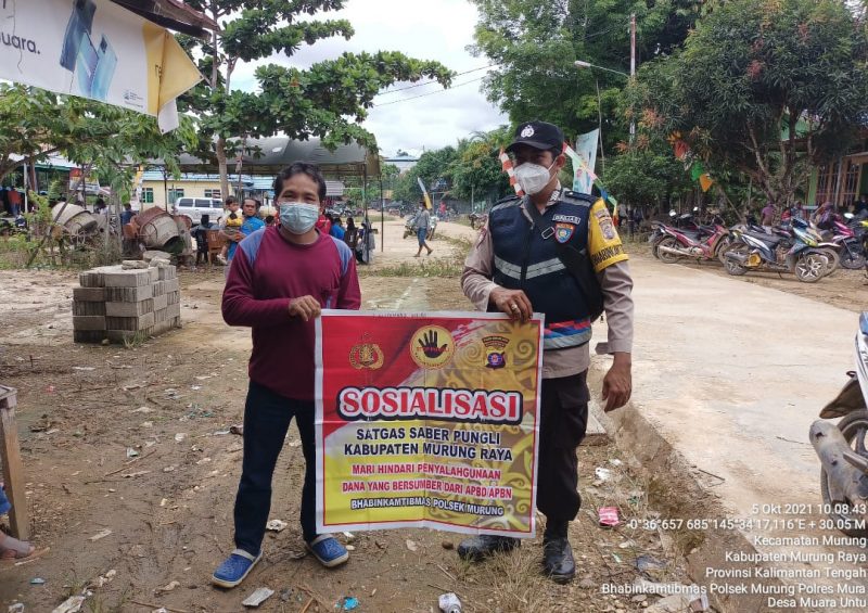 Briptu Deby Yoga Pratama Cegah Covid dengan Sosialisasi Prokes