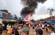 Kios BBM Meledak, Pasar Tumbang Samba Terbakar