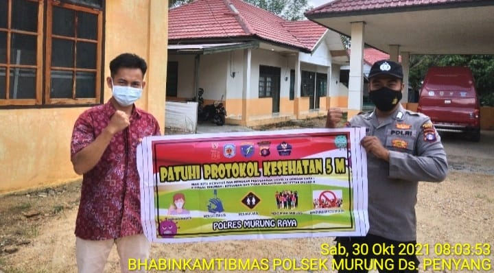 Briptu Tri Oktapianor Ingatkan Warga Bahitom Jangan Membakar Lahan