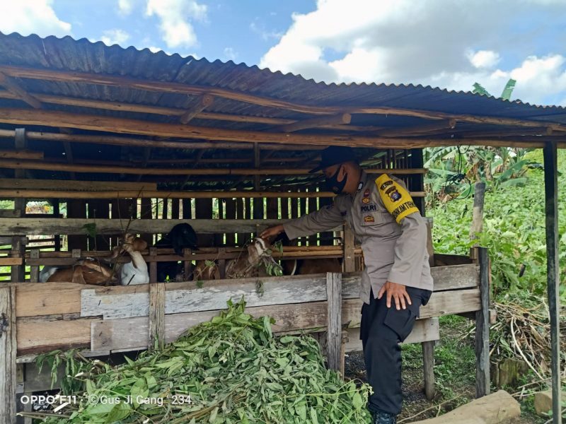 Bripka Kriswanto Ingatkan Warga Jangan Abaikan Prokes