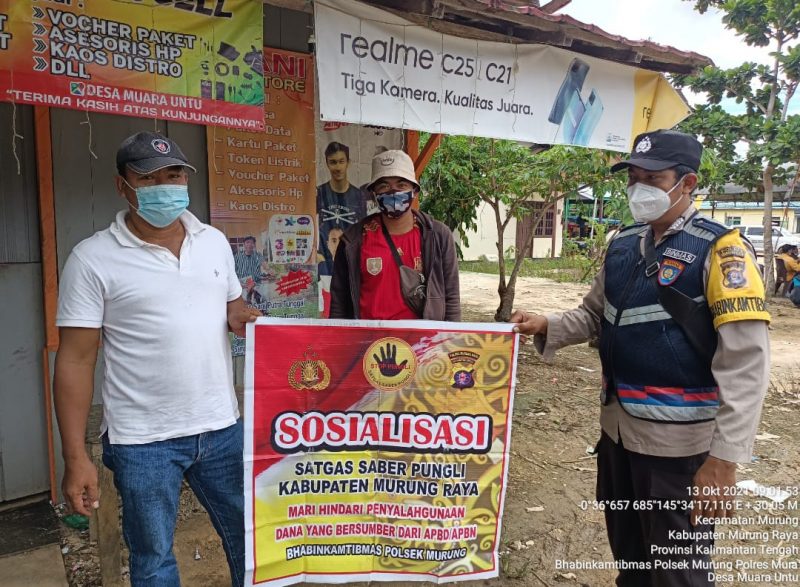 Aipda Rodie Berikan Edukasi agar Warga Tidak Membakar Lahan