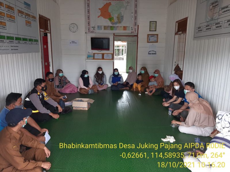 Polsek Murung Gelar Percepatan Vaksinasi di Wilayah Hukumnya