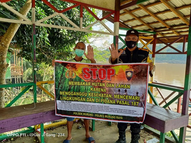 Berikan Edukasi agar Warga Tidak Membakar Lahan