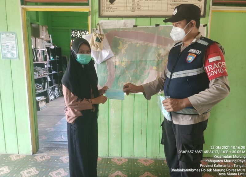 Bripka Leo Kapisah Imbau Warga agar Disiplin Terapkan Prokes
