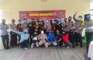 Jalin Silaturahmi, Polres Katingan dan PWI Gelar Coffee Morning