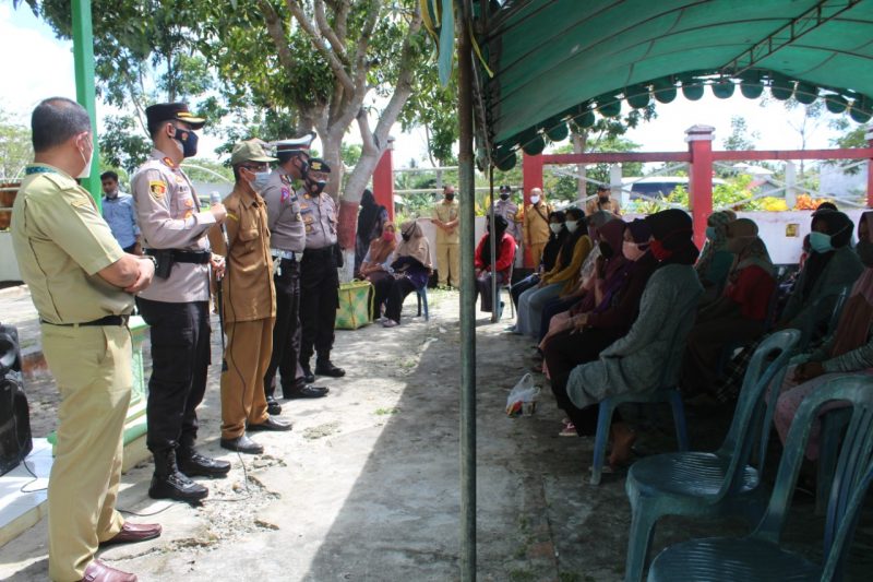 Dukung Program Pemerintah, Kapolres  Monitoring Kegiatan Vaksinasi Covid-19