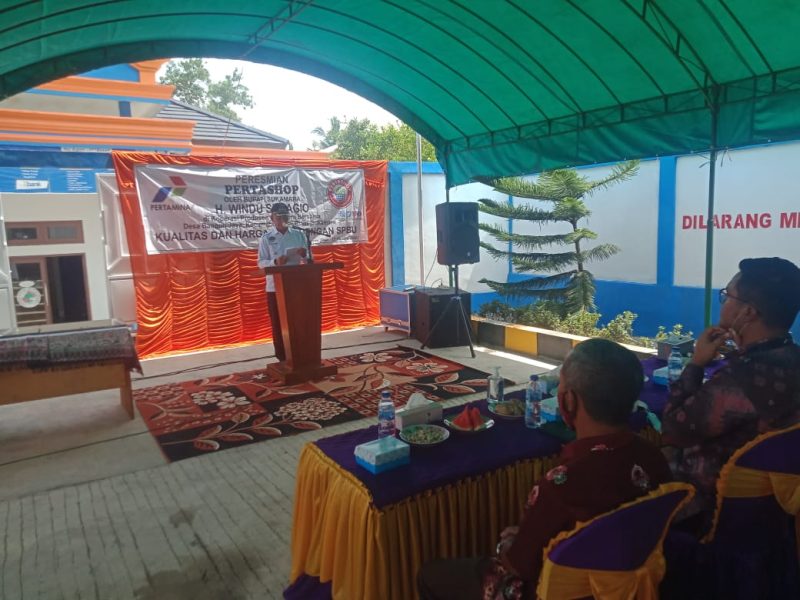 Bupati Resmikan Pertashop Guna Memicu Pertumbuhan Ekonomi