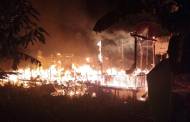 Rumah Warga Pegatan Hulu Terbakar, Motor dan Peralatan Elektronik Ludes