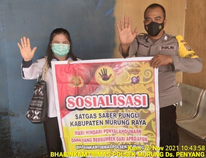 Bripka Leo Kapisah Berikan Sosialisasi Saber Pungli kepada Warga Binaan