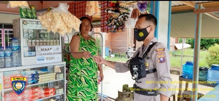 Bripka Akhmad Kholil Cegah Covid-19 dengan Disiplin Masker