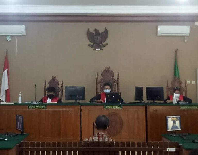 Bersalah Lakukan Korupsi, Mantan Kadis Pertanian Katingan Divonis 1 Tahun 8 Bulan Penjara