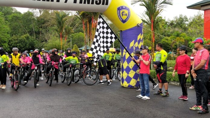 Fun Bike Meriahkan Peringatan HUT Bhayangkaran ke-76 di Kabupaten Katingan