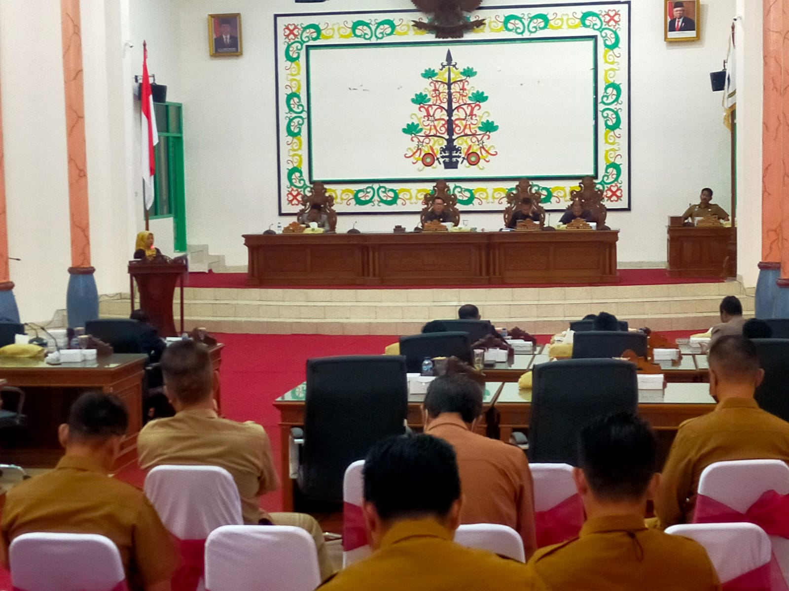 Wabup Sukamara Hadiri Rapat Paripurna DPRD