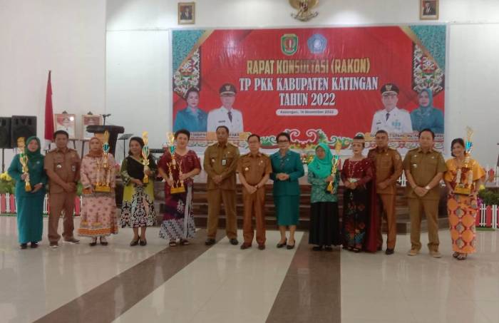 TP-PKK Kabupaten Katingan Gelar Rapat Konsultasi Tahun 2022