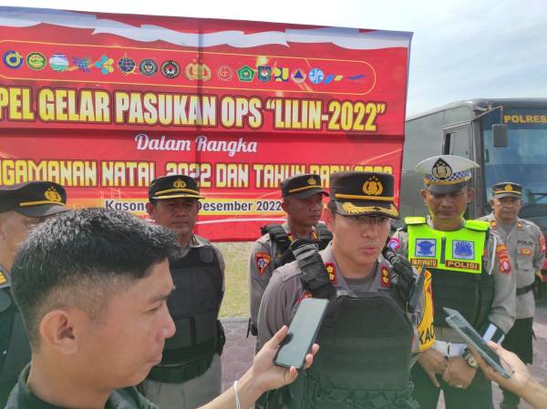 Operasi Lilin Tahun 2022, Polres Katingan Bangun Dua Pos Pengamanan
