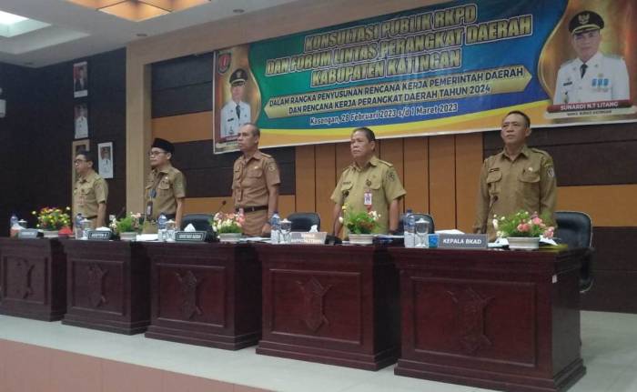 Sekda Katingan Buka Kegiatan Konsultasi Publik RKPD