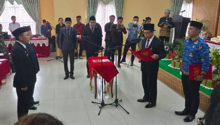Dilantik Bupati, Hariawan Jabat Asisten I Setda Katingan
