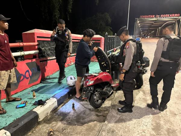 Cegah Kejahatan, Samapta Polres Seruyan Laksanakan Patroli Malam