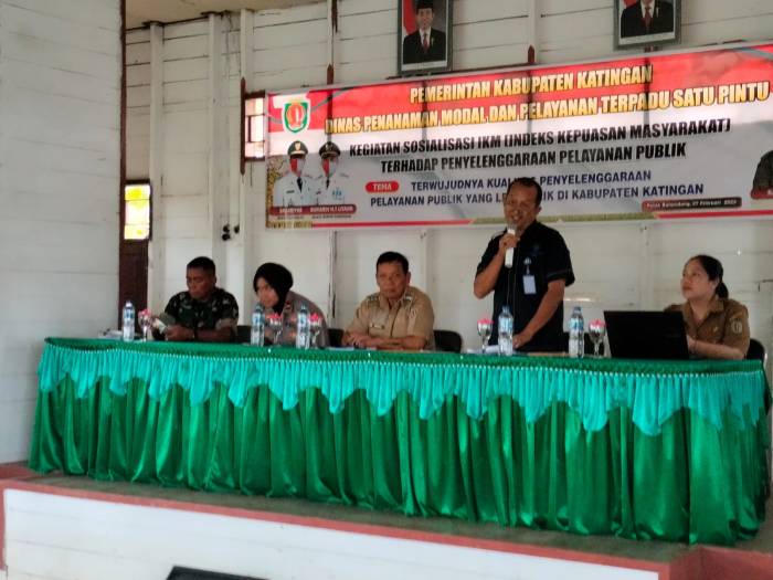 Ketahui Tingkat Kepuasan Masyarakat, DPMPTSP Katingan Sosialisasikan IKM