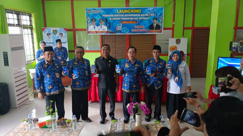Bupati Launching Penerapan Identitas Kependudukan Digital di Lingkup Pemkab Katingan