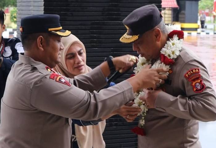 Kapolres Seruyan Bersama Pejabat Utama Sambut Kedatangan Wakapolda Kalteng