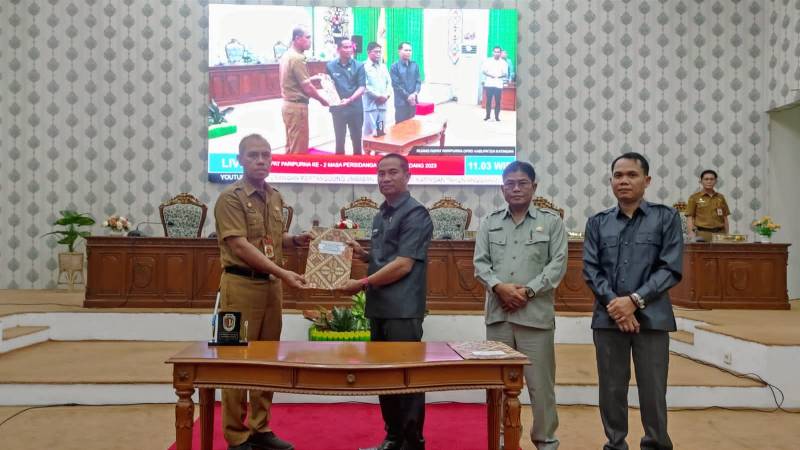 DPRD Sampaikan 14 Rekomendasi Terhadap LKPJ Bupati Katingan Tahun Anggaran 2022