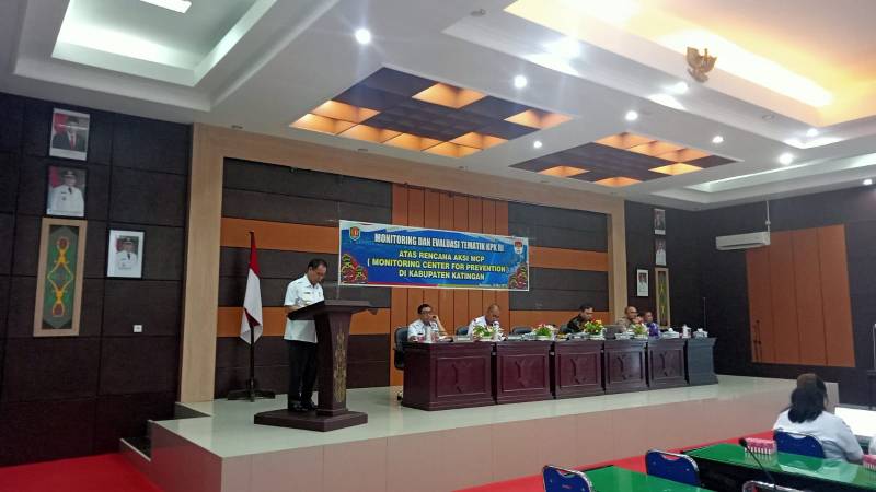Bupati Buka Kegiatan Monitoring dan Evaluasi Implementasi Pemberantasan Korupsi Terintegrasi