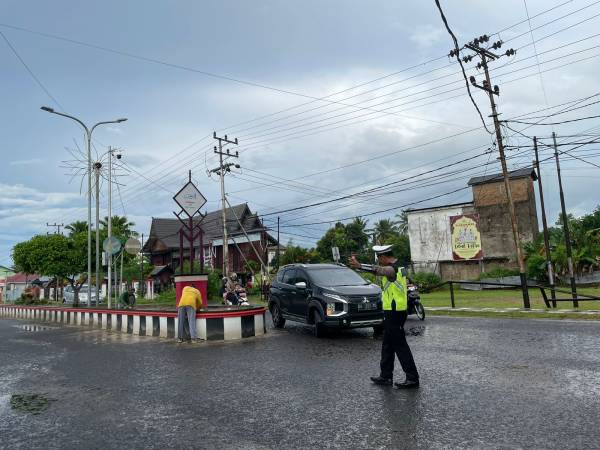 Tingkatkan Kesadaran Masyarakat, Polres Seruyan Giat Gatur Lalu Lintas