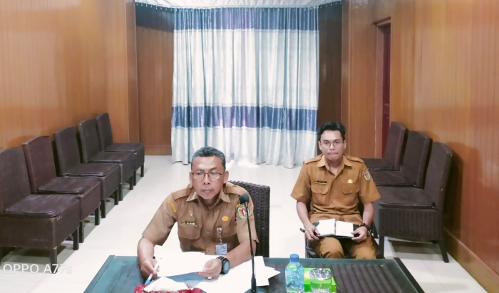 Asisten I Berikan Pembekalan Bagi Mahasiswa KKN UPR Secara Virtual