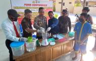 Polres Sukamara Musnahkan 13,16 gram Sabu-Sabu