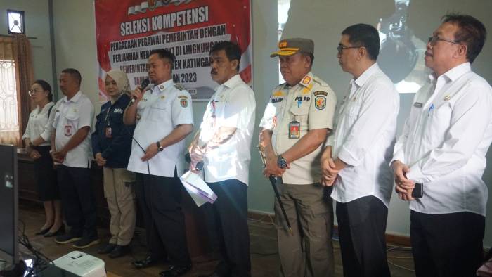 Pj. Bupati Katingan Pantau Pelaksanaan Seleksi CASN Tahun 2023