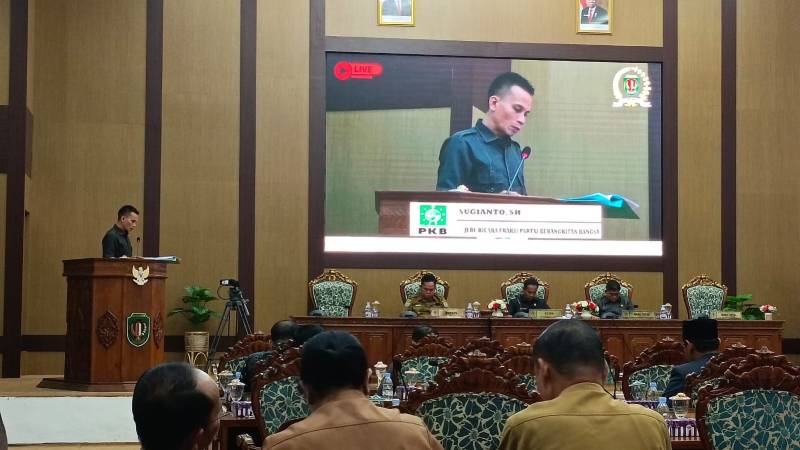 Fraksi PKB Setujui Penetapan Raperda APBD Tahun Anggaran 2024
