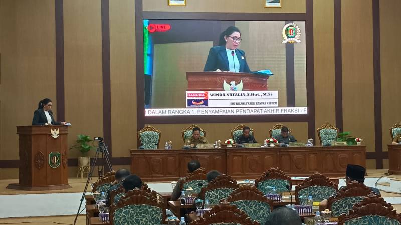 Fraksi Hanura-NasDem Sampaikan Apresiasi kepada Pj. Bupati Katingan dan Sekda