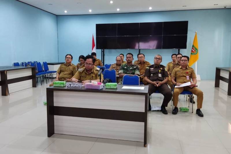 Pj. Bupati Katingan Ikut Rakor Pengendalian Inflasi Daerah Tahun 2024