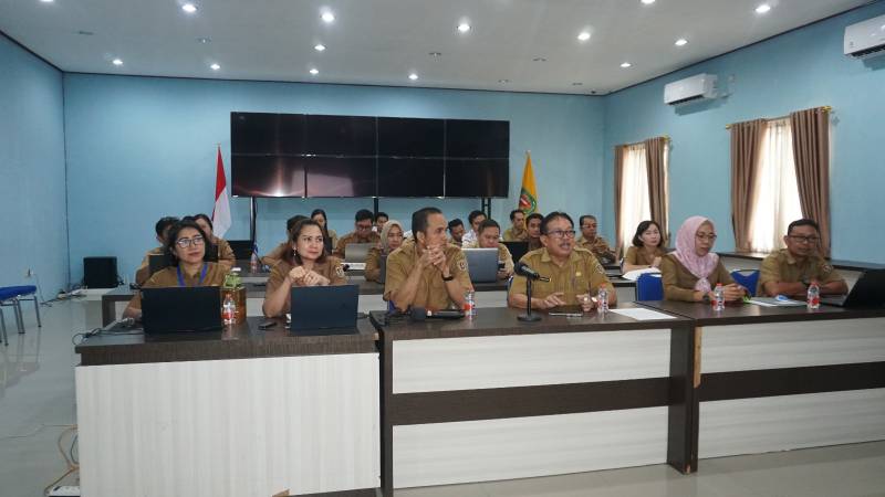 Diskominfostandi Katingan Gelar Kegiatan Pengisian SKP e-Kinerja