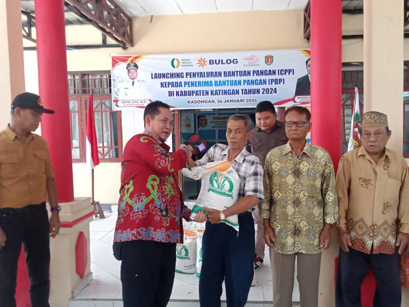 18.727 Warga di Kabupaten Katingan Terima Bantuan Pangan Tahun 2024