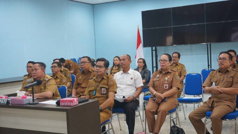 Pj. Bupati Katingan Ikut Rakor Tim Pengendalian Inflasi Daerah Tahun 2024