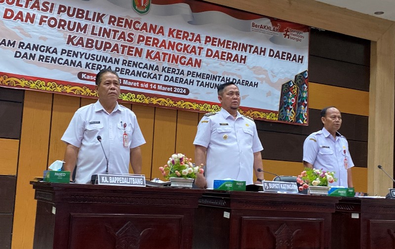 Pj. Bupati Awali Rangkaian Safari Ramadan Pemkab Katingan di Desa Petak Bahandang