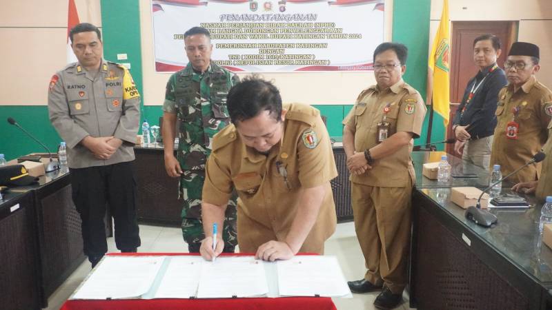 Tingkatkan Kerjasama Hadapi Pemilihan Bupati dan Wakil Bupati Katingan