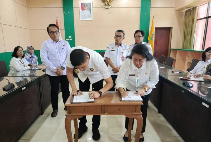 BNNP Kalteng dan RSUD Kasongan Tandatangani Perjanjian Kerjasama