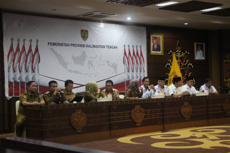 Pj. Bupati Katingan Ikuti Rakor Terkait Pilkada Serentak Tahun 2024