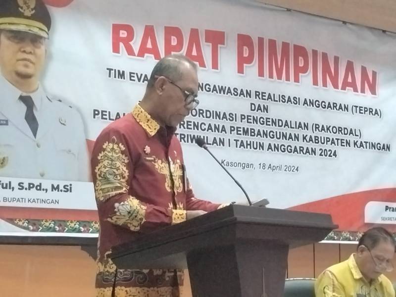 Kepala OPD Diminta Percepatan Proses Pengadaan Barang dan Jasa Sesuai Ketentuan