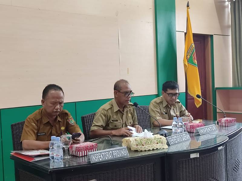 Inspektorat Provinsi Kalteng Lakukan Entry Meeting di Kabupaten Katingan
