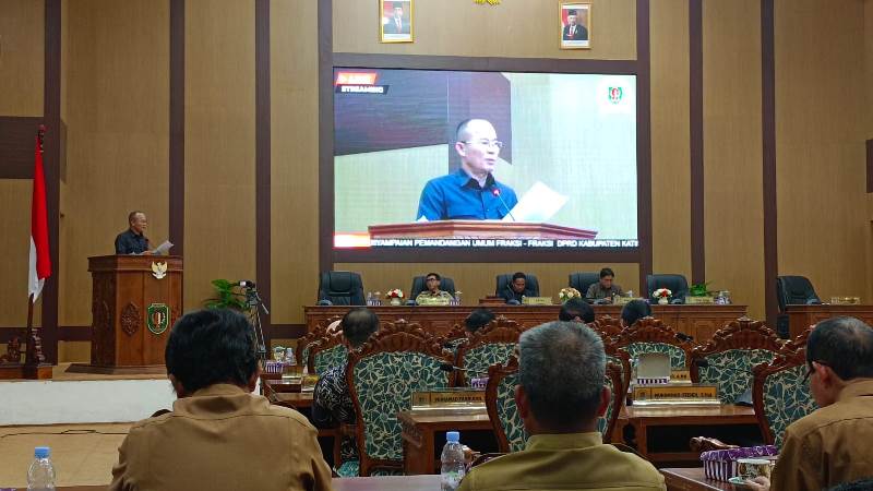 Fraksi Hanura NasDem Sampaikan Saran dan Pendapat kepada Pemkab Katingan